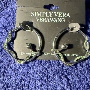 Simply Vera Vera Wang Silver Hoop Earrings